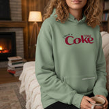 I Need a Diet Cola Hoodie - Vintage Style Embroidered Caffeine Fan Sweatshirt - Cozy Cream Pick-Me-Up Top for Soda Lovers & Moms