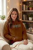 Kindness is Free Hoodie | Embroidered Motivational 'Share the Wealth' Sleeve | Optimistic Christian Apparel