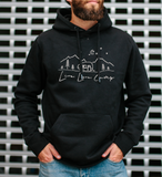 Live Love Camp Camping Black Hoodie Sweatshirt