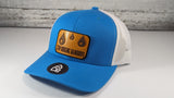 Stop Dodging Raindrops Wood Patch Tucker Snapback Hat