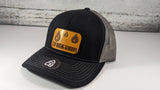 Stop Dodging Raindrops Wood Patch Tucker Snapback Hat