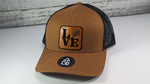 Love & Pickleball: Trucker Hat with Wooden Paddle Inlay