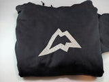 Caps Elevated Signature Mountain Logo Hoodie with Hood Embroidery