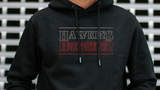 Hawkins Upside-down Hoodie | Stranger Things Fan Gift | Unisex Black Sweatshirt