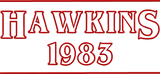 Hawkins 1983 Hoodie | Stranger Things Fan Gift | Unisex Black Sweatshirt