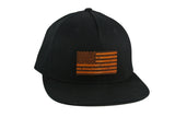 USA Flag Leather Patch Hat.