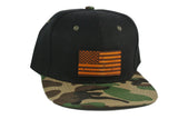 USA Flag Leather Patch Hat.