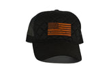 USA Flag Leather Patch Hat.