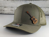 Wooden Acoustic guitar hat