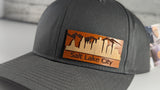 Salt Lake City Skyline Wooden Patch Hat