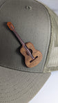 Wooden Acoustic guitar hat