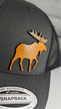 Moose Wooden Patch Hat