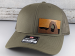 Delicate Arch Skyline Wooden Patch Hat