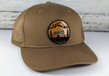 Camping Trailer Wooden Patch Hat