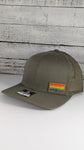 Wooden Pride Flag Patch Hat