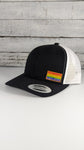 Wooden Pride Flag Patch Hat