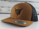 Highland Cow Embroidered Hat